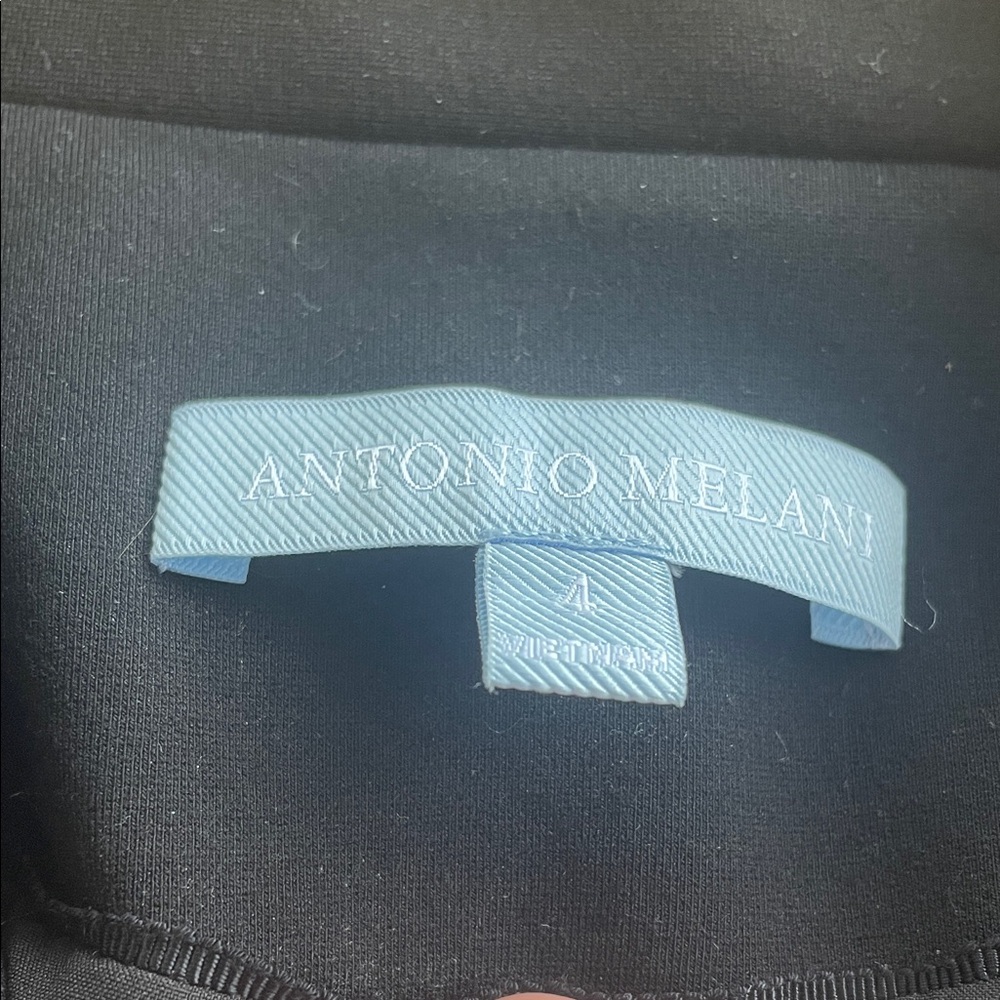 ANTONIO MELANI Black Double-Breasted Blazer - Picture 2 of 6